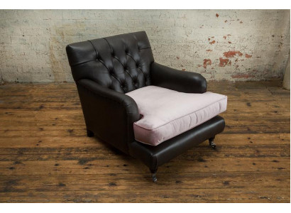 Lounge Club Armchair Couch Chair TV Chesterfield Upholstery Relax Sofa 1 Seater