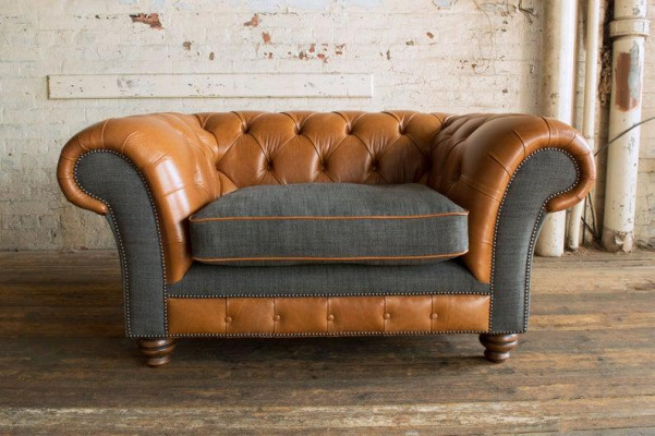 New luxurious upholstery luxury class classic Chesterfield armchair 1 seater soft