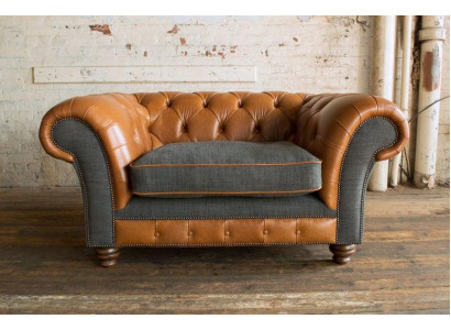 New luxurious upholstery luxury class classic Chesterfield armchair 1 seater soft