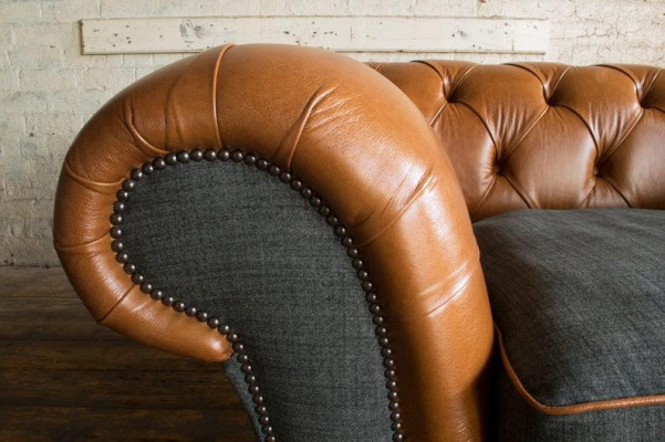 New luxurious upholstery luxury class classic Chesterfield armchair 1 seater soft