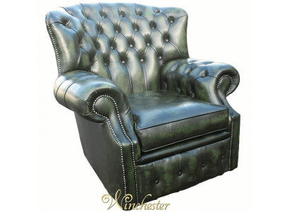 Chesterfield Velvet Wingback Armchair 1 Seater Designer Leather TV Fabric Upholstery New