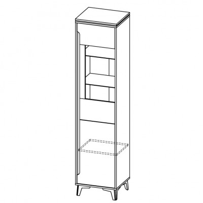 Showcase sideboard cabinet shelf modern style living room collection wall cabinet new