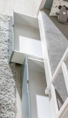 Bunk bed, loft bed, children's bed, 5 colors, Scandinavian pine wood, children's room
