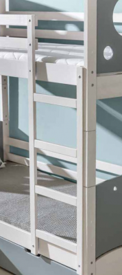 Bunk bed, loft bed, children's bed, 5 colors, Scandinavian pine wood, children's room