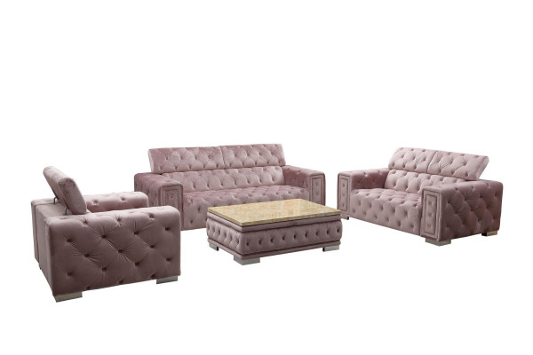 Couch Set Upholstery Design Chesterfield Sofa Set 3+3 9914 Velvet Set