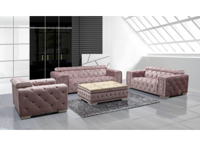Classic Design Couch Chesterfield 3+1 Seater Couch Seat Upholstery Set New