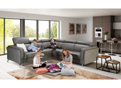 Home cinema sofa couch upholstered couches sofas corner suite relax footrests leather