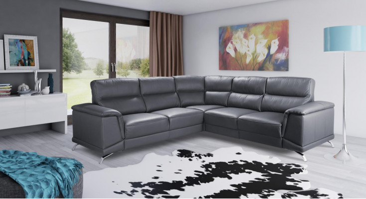 Corner set home theater sofa couch upholstery couches sofas relax footrests leather