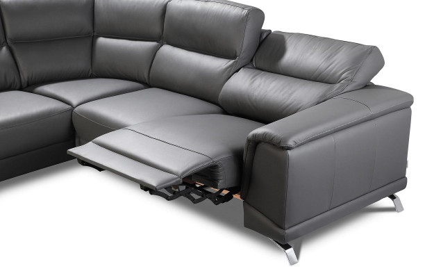 Corner set home theater sofa couch upholstery couches sofas relax footrests leather