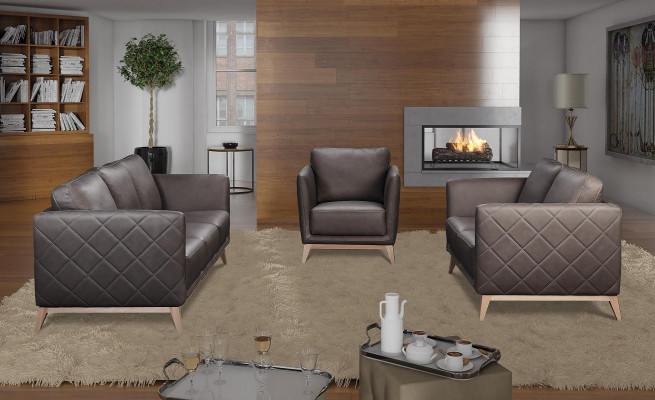 Leather design couch upholstery seat 3+1+1 set sofa sets faux leather