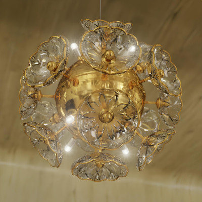 Chandelier Elite Bohemia Flower Ceiling Lamp Ceiling Light Designer Lamp Luxury