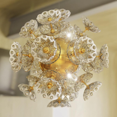 Chandelier Elite Bohemia Flower Ceiling Light Ceiling Light Designer Lamp Luxury