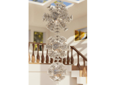 Chandelier Elite Bohemia Flower Ceiling Lighting Ceiling Lamp Light Fixtures