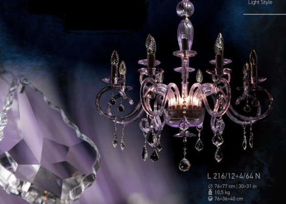 Crystal chandelier pendant light Bohemia ceiling lamp