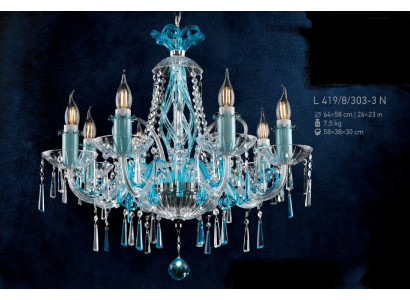 Bohemia chandelier hanging ceiling light crystal lamp lights
