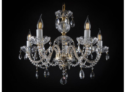 -Luster Crystal Chandelier Bohemia Lamp Ceiling Light Hanging Lamp