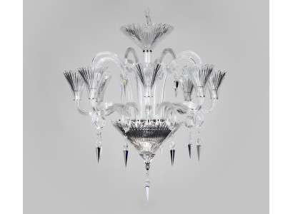 Royal Palace Bohemia Chandelier Ceiling Lamp Luminaire 8x Lamps