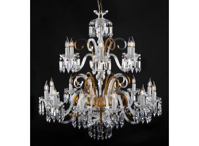 Crystal glass chandelier hanging lamp classic Elite Bohemia