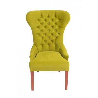 Royal Green Chesterfield Chairs Hotel Furniture Upholstered Chairs 6-Piece Set