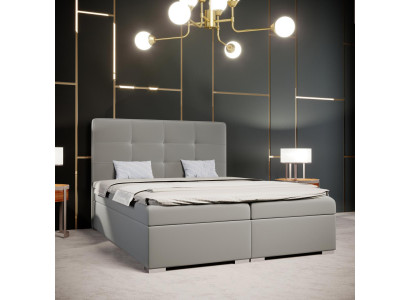 Chesterfield Boxspring Bed Hotel Double Complete Set Mattress Topper Beds New