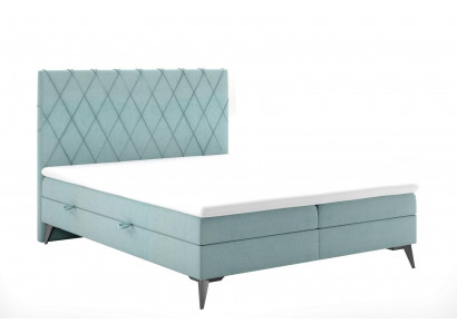 Chesterfield box spring bedroom bed double beds upholstery box function
