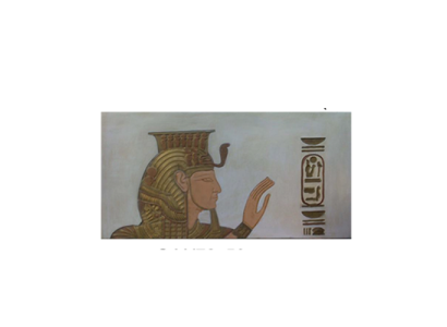 Picture Decor Egypt Statue Sculpture 72 x 50 cm Figures Statues Sculptures New O11