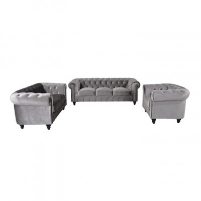 Chesterfield Sofa Couch Upholstery Fabric Leather Couches Upholstery Suite 3 Seaters