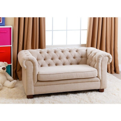 Country House Two-Seater - Chesterfield Sofa Comfortable Couch Fabric jvmoebel ®