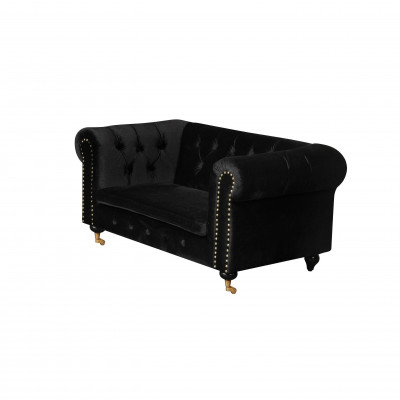 Chesterfield 2-Seat Classic Luxury Baroque Rococo Sofa Textile Leather Couch