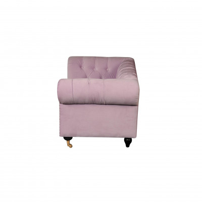 Pink Chesterfield sofa couch upholstery fabric leather couches upholstery suite new