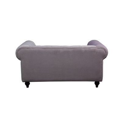 Chesterfield 2 Seat Classic Luxury Baroque Rococo Sofa Fabric Leather Couch