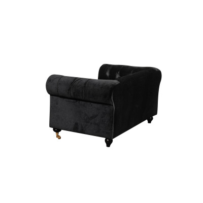 Chesterfield 2-seater classic luxury baroque rococo sofa textile leather couch