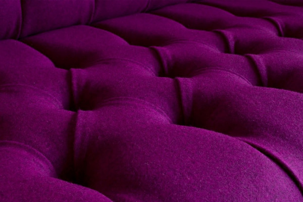 Chesterfield 3-Seater Classic Luxury Purple Pink Rose Sofa Couch Textile Couch