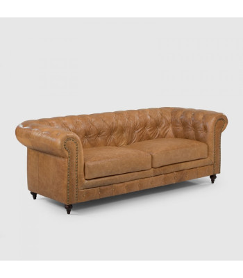 Chesterfield 3 Seater Classic Luxury Baroque Rococo Sofa Textile Leather Couch