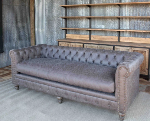Chesterfield 3 Seaters Classic Luxury Baroque Rococo Sofa Textile Leather Couch