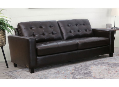 Chesterfield 3 Seater Sofa Leather Sofa Couch Upholstery Seating Suite 3-Seater Sofas New