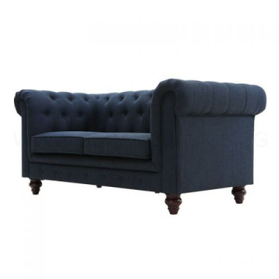 English style furniture Chesterfield two-seater couch pink colorful yellow blue sofa