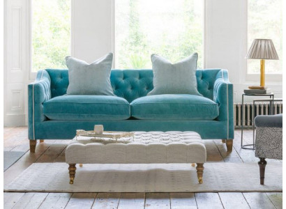 Chesterfield Sofa 2-Seater Upholstered Designer Couches Sofas Suite Two-Seater