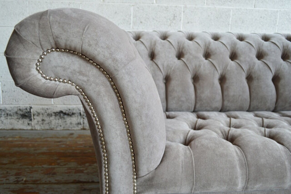 Chesterfield 3 seater couch upholstered sofas seat living room sofa three-seater new