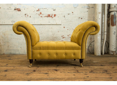 Chesterfield Sofa 1.5 SEATER Upholstered Designer Couches Sofa Set Bench Seat