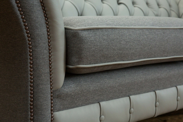Chesterfield Sofa 3 Seater Couch Sofas Living Room Design Sofa Gray New