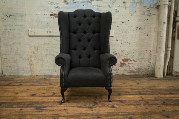 Wingback armchair Chesterfield armchair sofa upholstered reclining chair living room relax club