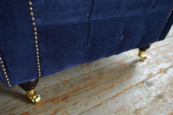 Armchair Design Couch Sofa Seat Velvet Lounge Club Upholstery Luxury Wing Chair Relax