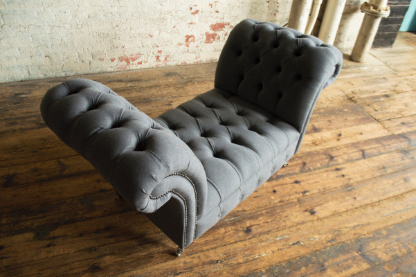 Chesterfield Sofa 1.5 SEATER Upholstered Designer Couches Sofas Set Bench Seat