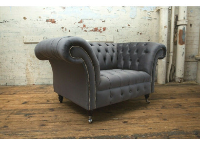 Chesterfield Sofa Couch Upholstered Suite 1.5-Seater Sofas Classic Armchair