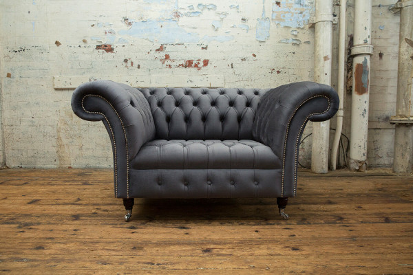 Chesterfield Sofa Couch Upholstered Suite 1.5-Seater Sofas Classic Armchair