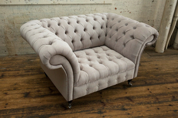 Sofa Chesterfield Sofas Couch Upholstery Set Fabric Leather 1.5-Seater Single-seater