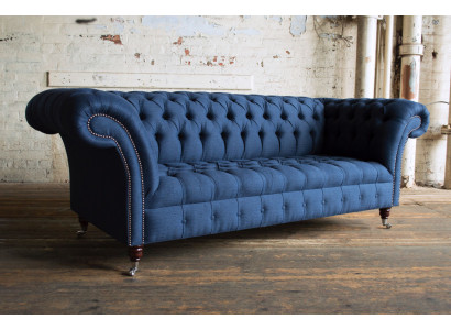 Chesterfield couch seating textile fabric couches sofas sofa upholstery velvet 3 seater