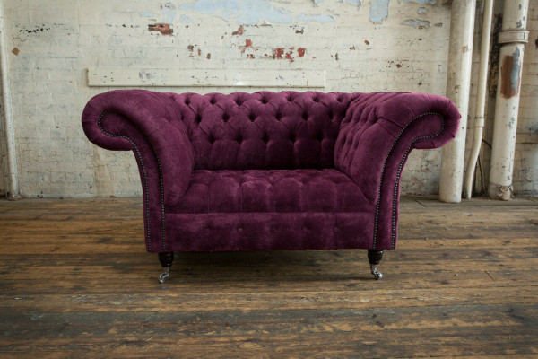 Armchair, couch, upholstery, sofa, textile, Chesterfield couches, 1.5-seater, Bordeaux, England