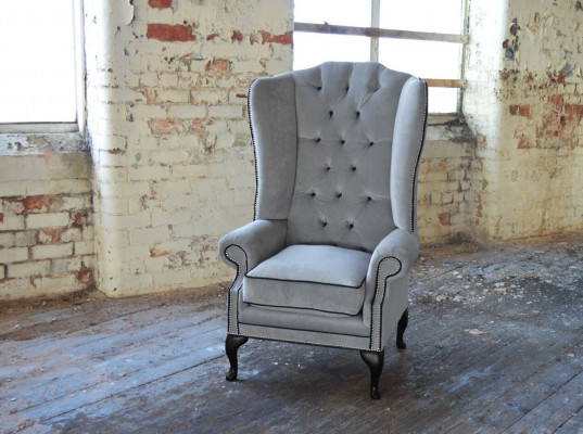 Chesterfield armchair sofa couch chair TV lounge relax designer living room